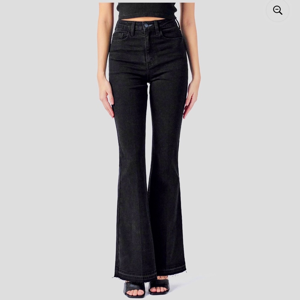 Cello - Black Bell Bottom High Rise Jeans - NWOT!